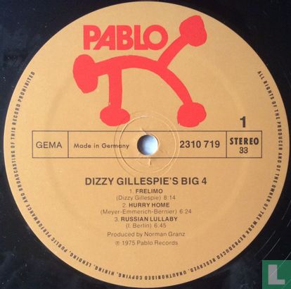 Dizzy Gillespie's Big 4 - Image 3