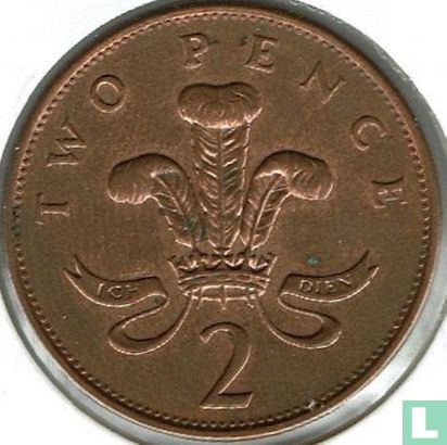 Verenigd Koninkrijk 2 pence 1992 (staal bekleed met koper) - Afbeelding 2