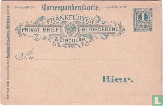 Figure - Frankfurter with posthoorn - PRIVAT - Image 1