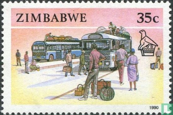 Bus passengers