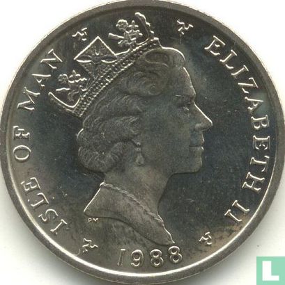 Man 5 pence 1988 - Afbeelding 1