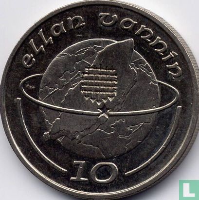 Insel Man 10 Pence 1988 - Bild 2