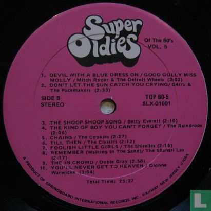 Super Oldies Of The 60's Volume 5 - Image 3