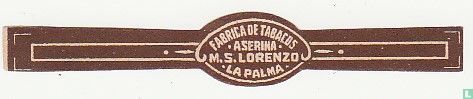 Fabrica de Tabacos Aserina M. S. Lorenzo La Palma - Afbeelding 1