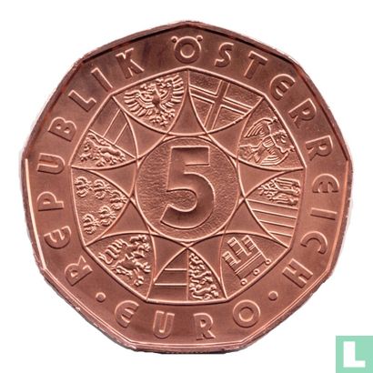 Austria 5 euro 2019 (copper) "Joie de vivre" - Image 2