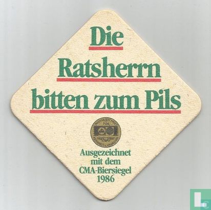 Die Ratsherrn bitten zum Pils / Ratsherrn Pils Premium - Afbeelding 1