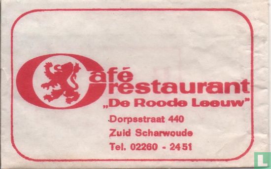 Café Restaurant "De Roode Leeuw" - Image 1