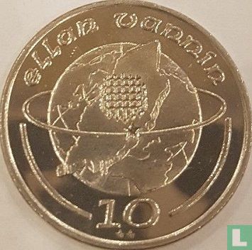 Insel Man 10 Pence 1990 - Bild 2