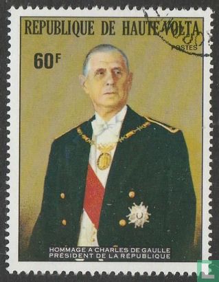 Präsident Charles de Gaulle