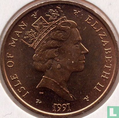 Insel Man 2 Pence 1991 - Bild 1