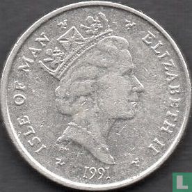 Man 5 pence 1991 (AB) - Afbeelding 1