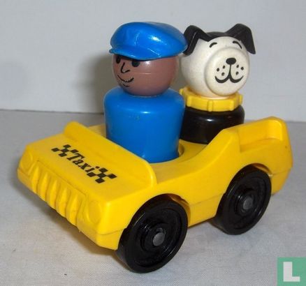 Little people Taxi Cab Car for Two