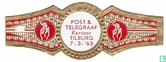 Post & Telegraaf kantoor Tilburg 7-3-'63 - Afbeelding 1