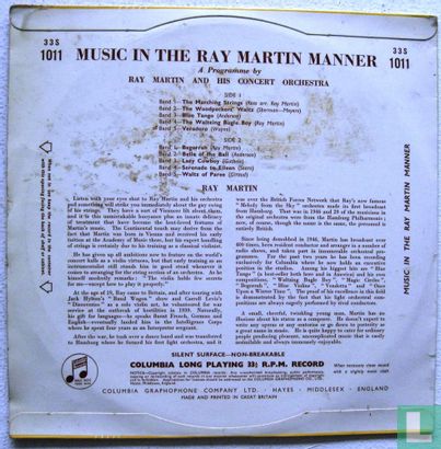 Music in the Ray Martin Manner - Afbeelding 2