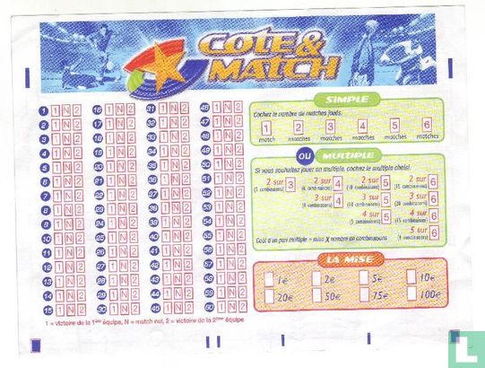 Cote & Match - 1N2 - (Obsolète)