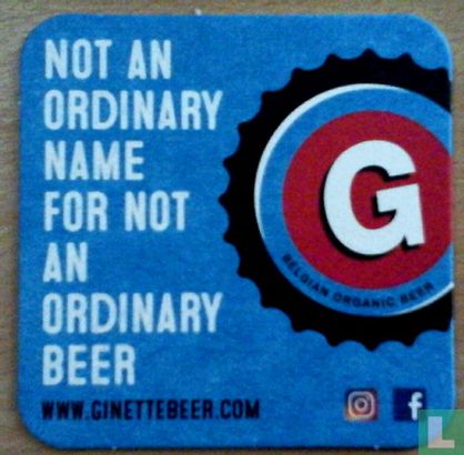 Ginette. Not an oridnary name for an oridnary beer - Afbeelding 1