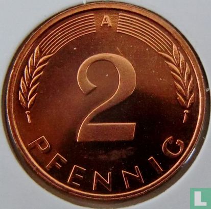 Allemagne 2 pfennig 2001 (A) - Image 2