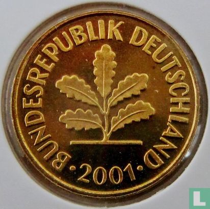 Duitsland 5 pfennig 2001 (A) - Afbeelding 1