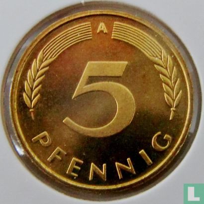 Germany 5 pfennig 2001 (A) - Image 2