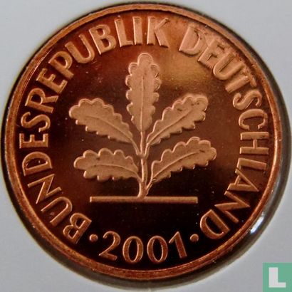 Deutschland 2 Pfennig 2001 (J) - Bild 1