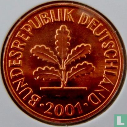 Deutschland 2 Pfennig 2001 (F) - Bild 1