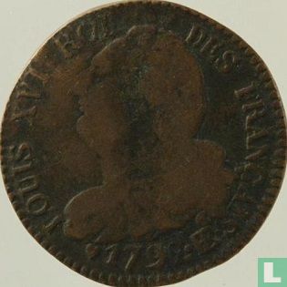 Frankrijk 6 deniers 1792 (BB) - Afbeelding 1