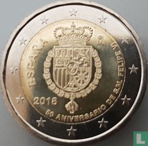 Spanje 2 euro 2018 "50th anniversary of King Felipe VI" - Afbeelding 1