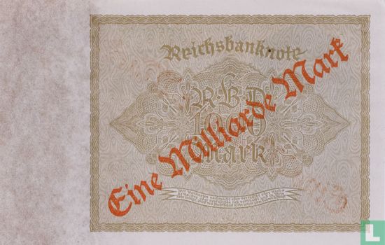 Germany 1 Billion Mark (P113a (5) - Ros.110e) - Image 2