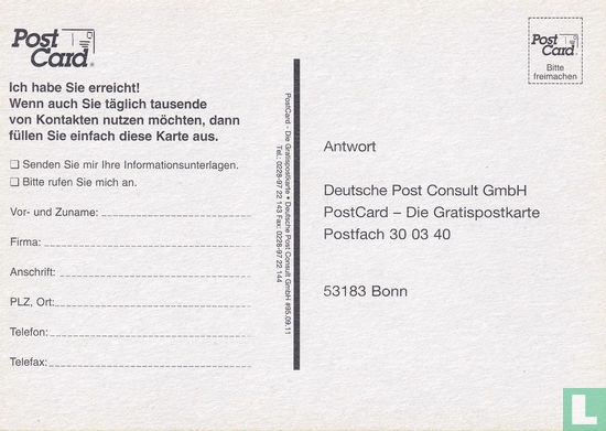 011a - Deutsche Post Consult "Auf mir können Sie werben!" - Bild 2