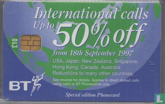 International Calls Up to 50 0/0 off - Image 1