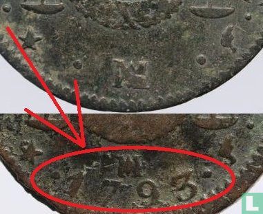 France 1 sol 1793 (MA - with year 1793) - Image 3