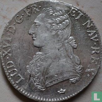 France 1 écu 1789 (M) - Image 2