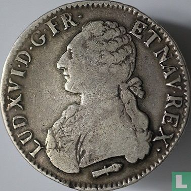 France 1 écu 1790 (Q) - Image 2