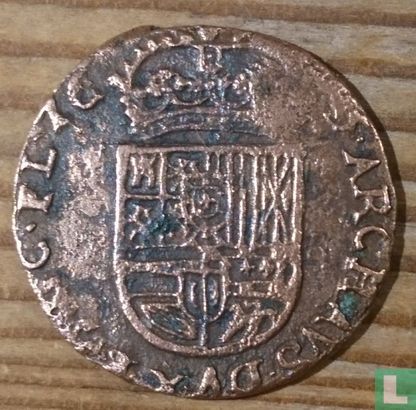 Vlaanderen 1 liard 1693 - Afbeelding 1