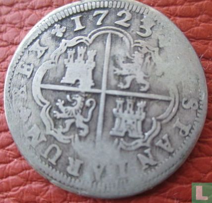Spanje 2 real 1723 (M) - Afbeelding 1