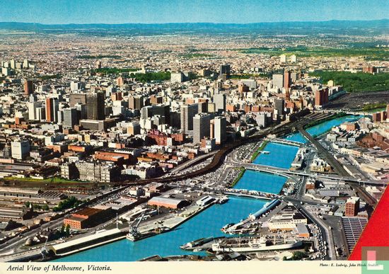 Aerial View of Melbourne, Victoria
