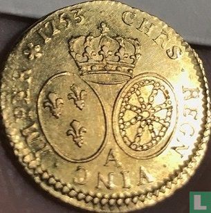 France 1 louis d'or 1753 (A) - Image 1