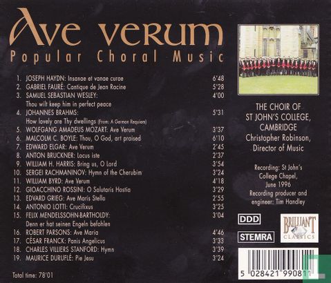 Avé verum - Popular Choral Music - Afbeelding 2