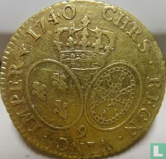 France 1 louis d'or 1740 (9) - Image 1