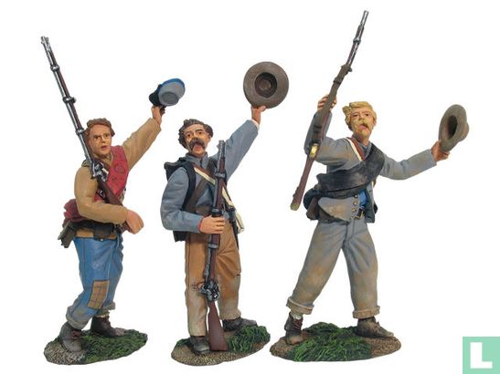 Stonewall Brigade, 5th Virginia Infantry Cheering Troops