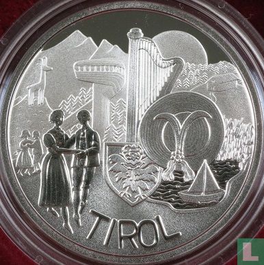 Oostenrijk 10 euro 2014 (PROOF) "Tirol" - Afbeelding 2