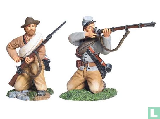 Firing Line d'infanterie confédéré Set No.4
