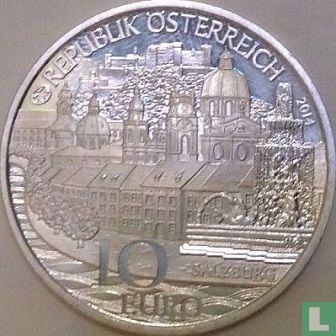 Oostenrijk 10 euro 2014 (zilver) "Salzburg" - Afbeelding 1