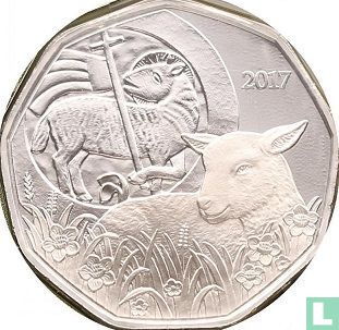 Oostenrijk 5 euro 2017 (zilver) "Easter Lamb" - Afbeelding 1
