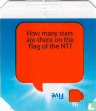 How many stars are there on the flag of the NT? - Five - Afbeelding 1