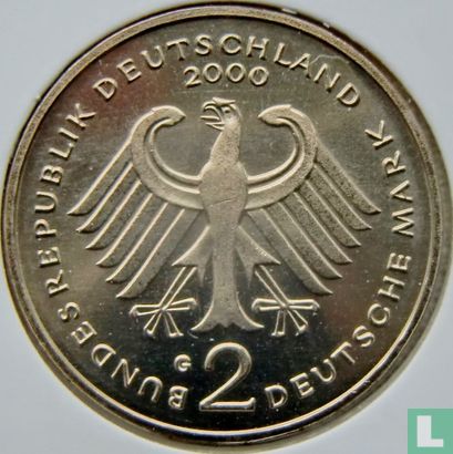 Germany 2 mark 2000 (G - Franz Joseph Strauss) - Image 1