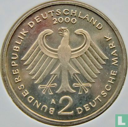 Allemagne 2 mark 2000 (A - Ludwig Erhard) - Image 1