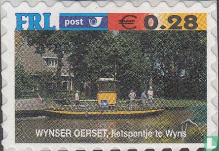 Wynser Oerset, bike ferry in Wyns
