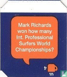Mark Richards won how many Int. Professional Surfers World Championships? - 4 - Afbeelding 1