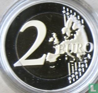 Duitsland 2 euro 2018 (PROOF - A) "100th anniversary of the birth of the Chancellor Helmut Schmidt" - Afbeelding 2